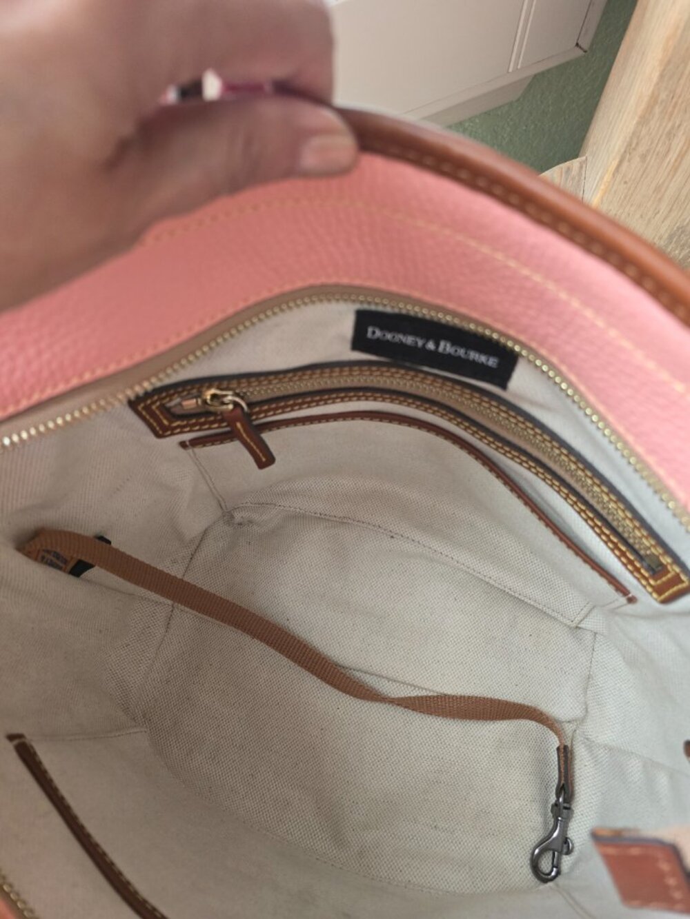 Dooney & Bourke Pebble Grain Handle Tote - Picture 11 of 16